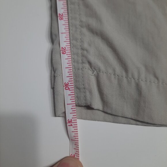 The North Face Hiking Pants Stow Pocket Women's Large Nylon Outdoors Light Khaki - Picture 5 of 8